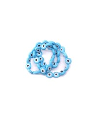 Cam Nazar Boncuk -mavi- 8x4mm