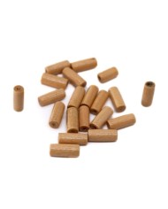 Ahşap Silindir Boncuk - 50 Gram