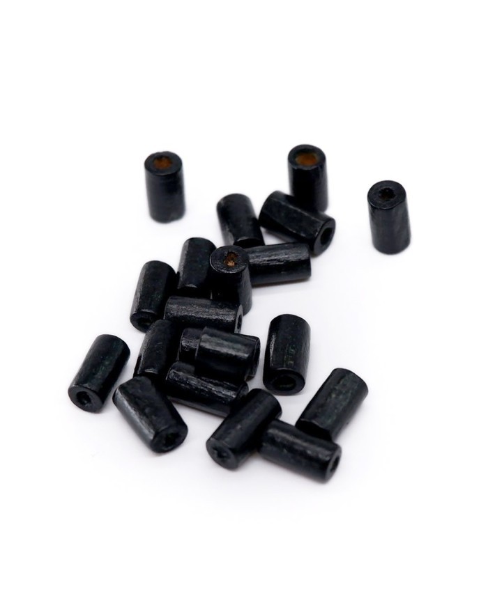 Ahşap Silindir Boncuk - 50 Gram