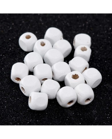Ahşap Küp Boncuk - 50 Gram