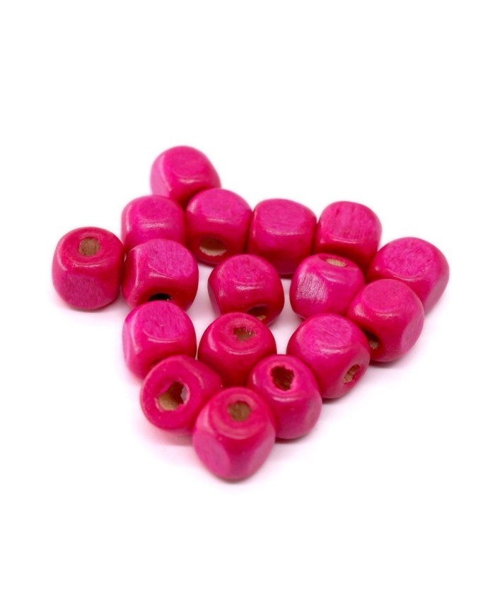 Ahşap Küp Boncuk - 50 Gram