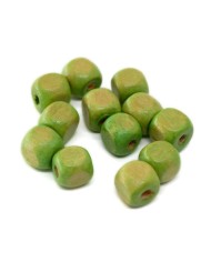 Ahşap Küp Boncuk - 1 Kilogram