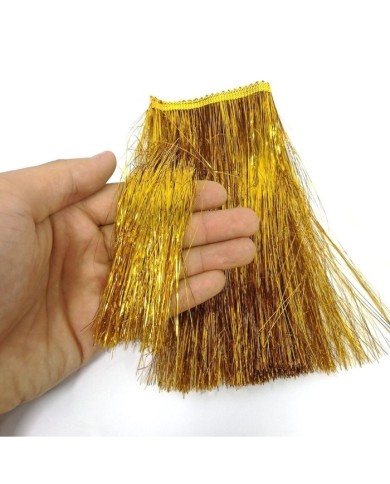 10 Metre - Simli Saçak 20 cm - Gold