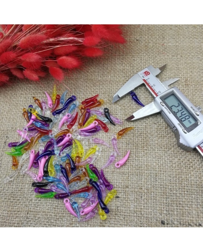 Biber Şeklinde Oya Boncukları - 1 Kg