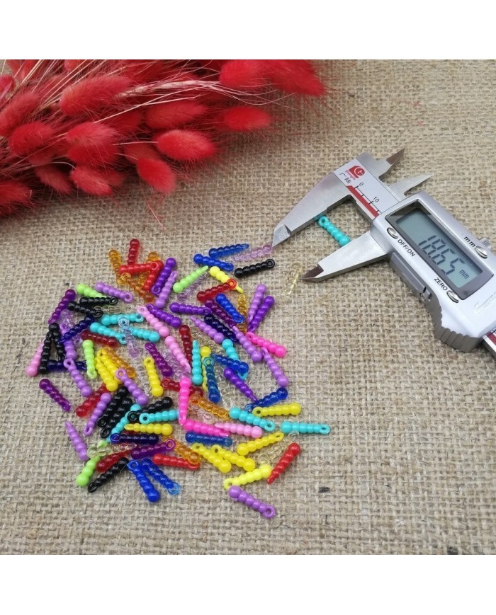 Sıralı Boncuk Şeklinde Oya Boncukları - 1Kg