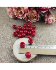 Plastik İnci Boncuk - Pudra Pembe 14 mm - 1 Kg