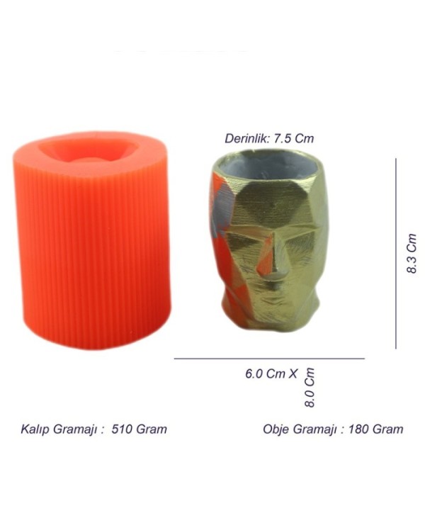 Metal Pirinç Pul - Model 261 Renkli ( 7x10mm )