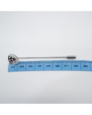 Broş İğnesi - 8 Cm - Gümüş