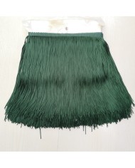 5 Metre - İp Saçak 20 cm - Yeşil