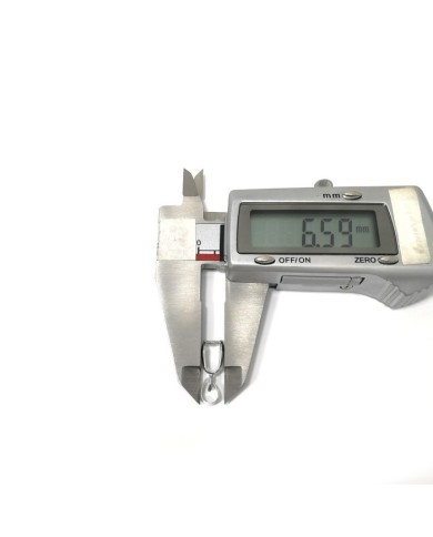 Reçine Epoksi Takı Kıskacı - Nikel Gümüş - 100 Adet