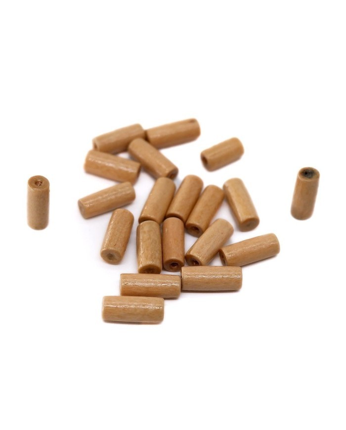 Ahşap Silindir Boncuk - 1 Kilogram