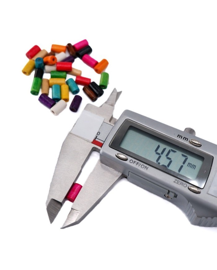 Ahşap Silindir Boncuk - 1 Kilogram