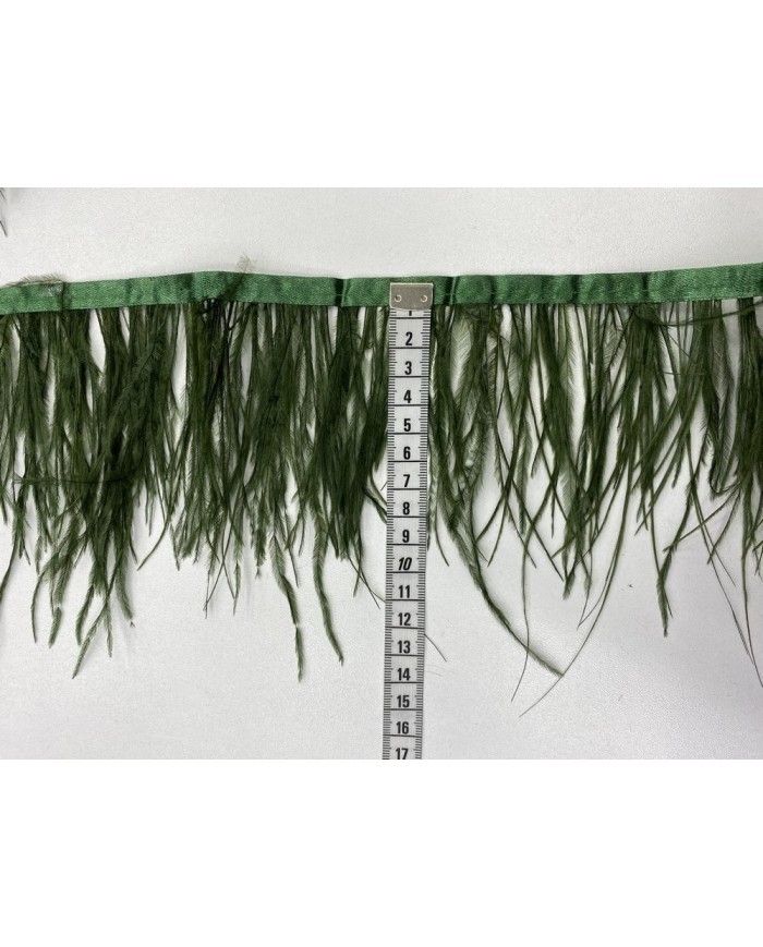 Deve Kuşu Tüyü Koyu Yeşil 10 Metre