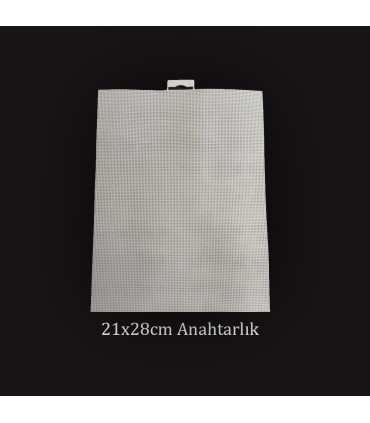 Plastik Kanvas Etamin 21x28 - Anahtarlık 5 Adet