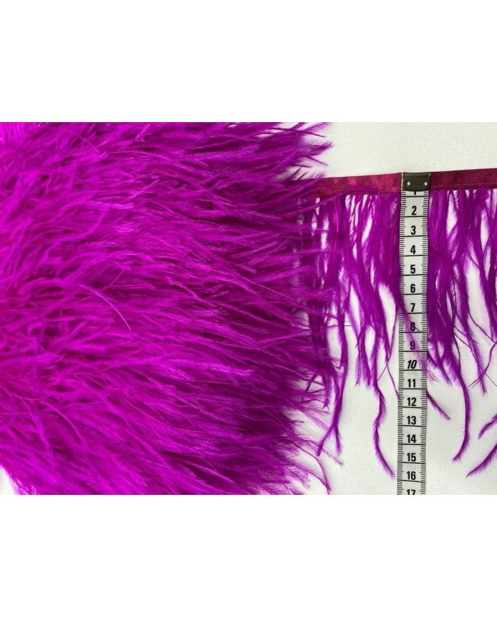 Deve Kuşu Tüyü Fuşya 10 Metre