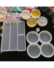 Kitap Ayracı ve Magnet Kalıbı Reçine Epoksi Seti - A59 1. Boya Rengi Seçiniz Turkuaz 2. Boya Rengi Seçiniz Yeşil