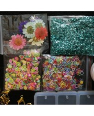 Kitap Ayracı ve Magnet Kalıbı Reçine Epoksi Seti - A59 1. Boya Rengi Seçiniz Turkuaz 2. Boya Rengi Seçiniz Sarı