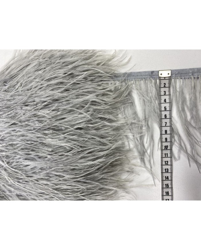 Deve Kuşu Tüyü Açık gri 10 Metre