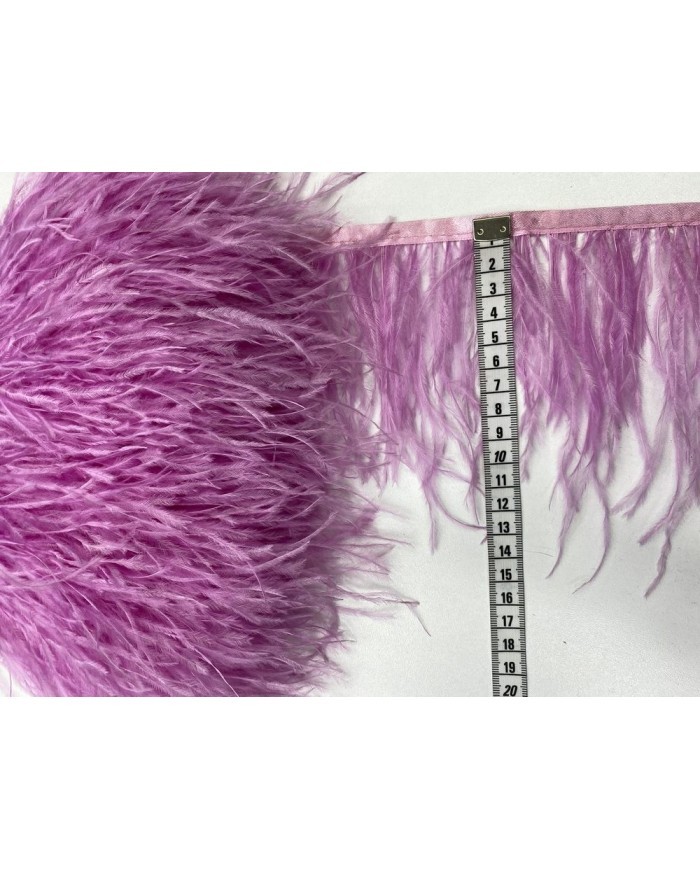 Deve Kuşu Tüyü Eflatun 10 Metre