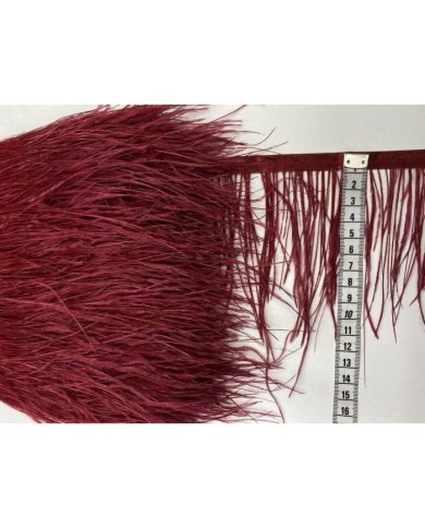 Deve Kuşu Tüyü Bordo 10 Metre