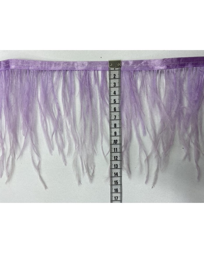 Deve Kuşu Tüyü Lila 10 Metre