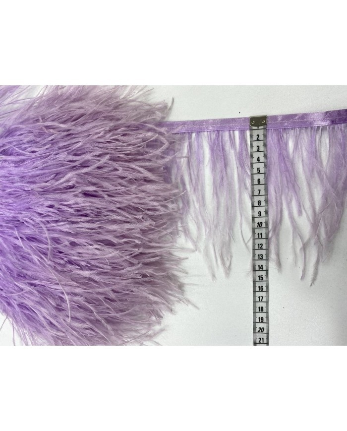 Deve Kuşu Tüyü Lila 10 Metre