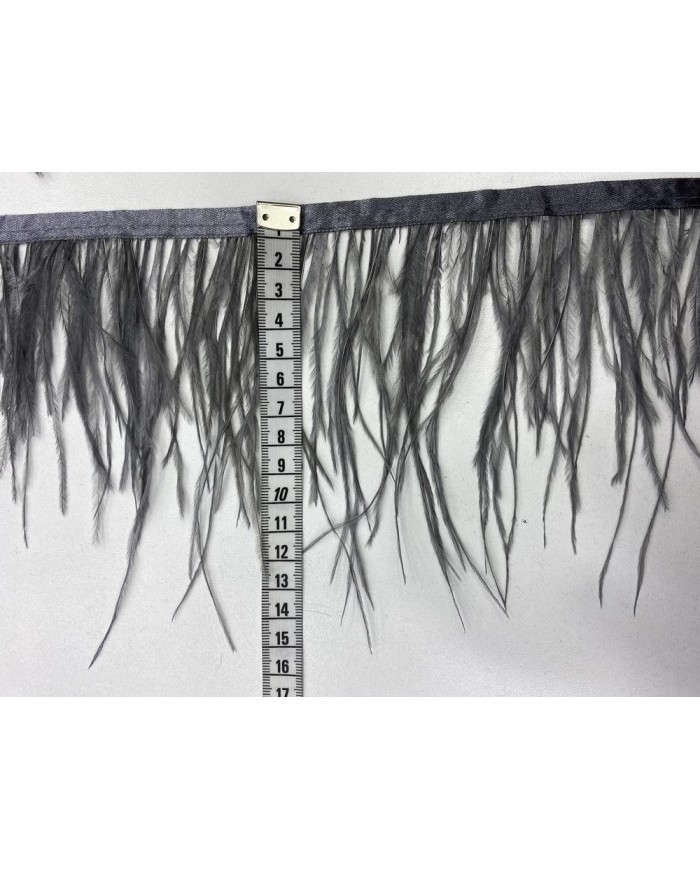 Deve Kuşu Tüyü Füme 10 Metre