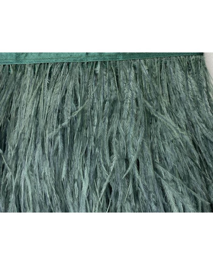 Deve Kuşu Tüyü Küf Yeşili 10 Metre