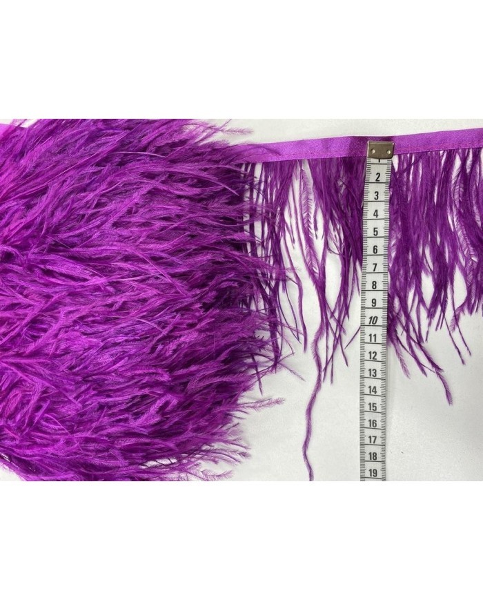 Deve Kuşu Tüyü Mor 10 Metre