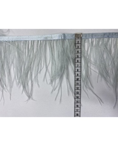 Deve Kuşu Tüyü Gri 10 Metre