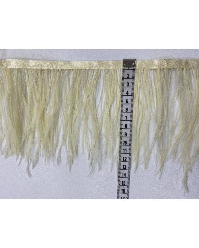 Deve Kuşu Tüyü Krem 10 Metre