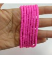 1 Dizi - Fimo Hamur Boncuğu - Pembe 4mm