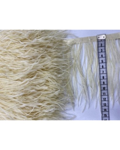 Deve Kuşu Tüyü Krem 10 Metre