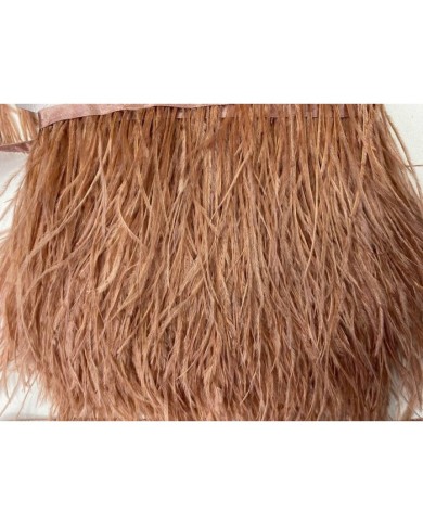 Deve Kuşu Tüyü Açık Kahve 10 Metre