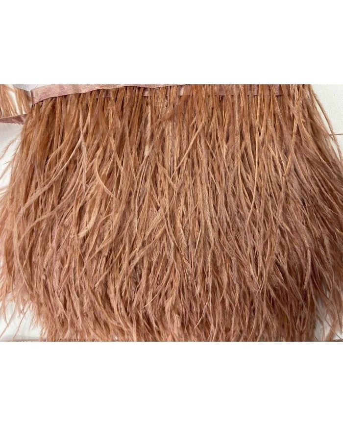 Deve Kuşu Tüyü Açık Kahve 10 Metre