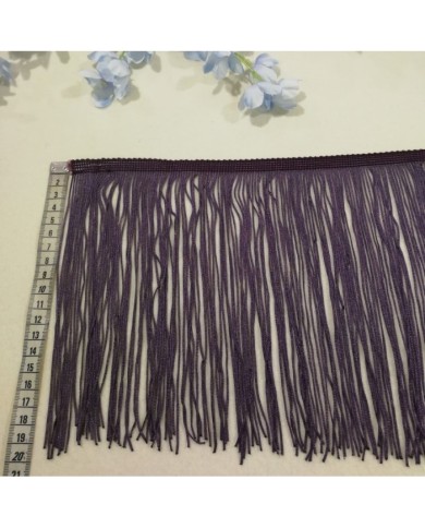 5 Metre - İp Saçak Mor 20 CM