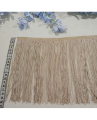 10 Metre - İp Saçak 20 cm Bej