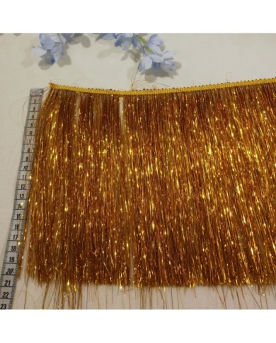 5 Metre - Simli Saçak 20 cm - Gold