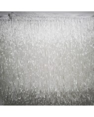10 Metre - Boncuklu 15 - cm Püskül Saçak Pudra