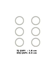 Başlama Halkası  Plastik  1.8x2.5 cm No 2 - 500 adet