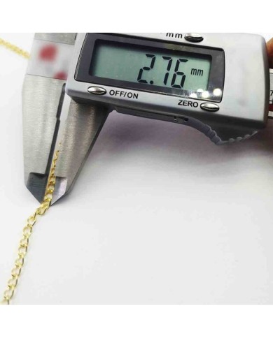 Kolye Zinciri Gold Kaplama 2.76mm - 10mt