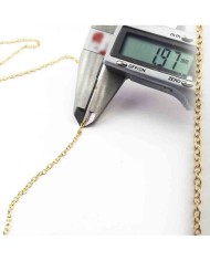 Kolye Zinciri Gold Kaplama 1.97mm - 100mt