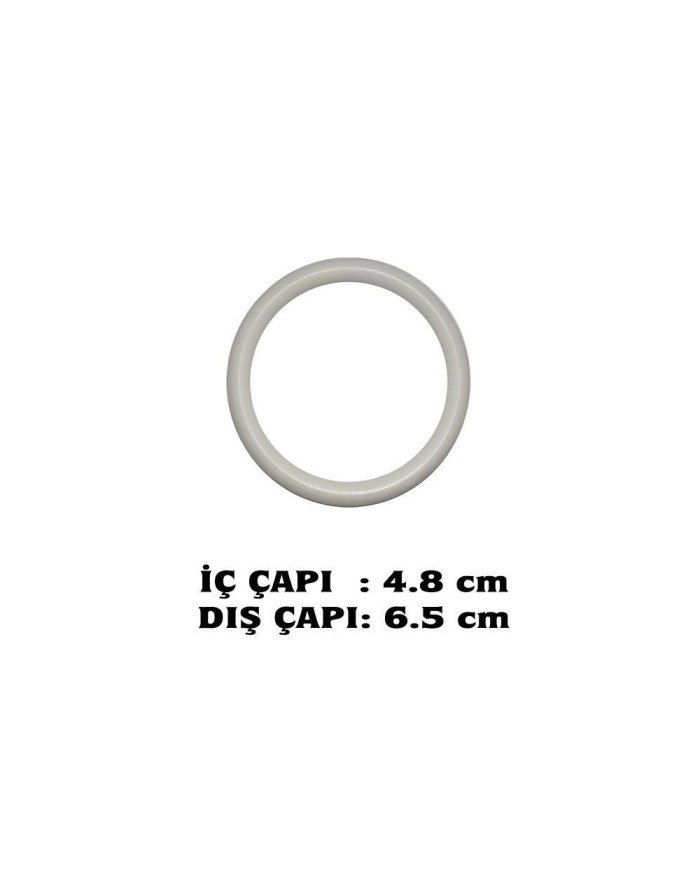 Başlama Halkası Plastik 5x6 cm  No 5 -  100 adet