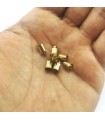 Huni Boncuk Kapak - Boncuk Şapkası - 9 mm - Gold - 10 Adet