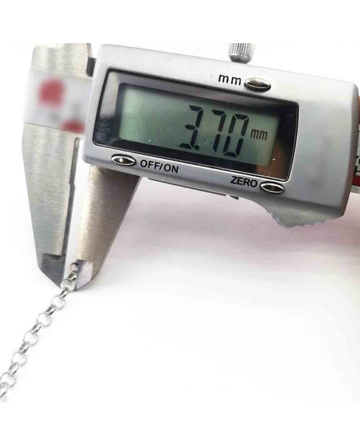 Kolye Zinciri Gümüş Kaplama 3.70mm - 100mt