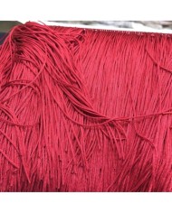 5 Metre - İp Saçak 20 cm - Kırmızı