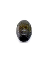 Ahşap Boncuk Tombul Arpa  1 Kg Koyu Yeşil