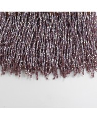 10 Metre - Boncuklu 15 - cm Püskül Saçak - Gül Kurusu