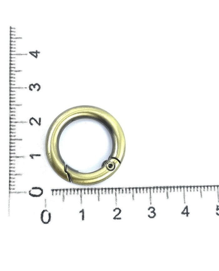 Yuvarlak Kapama Aparatı - Gümüş -2.5cm 10 ADET