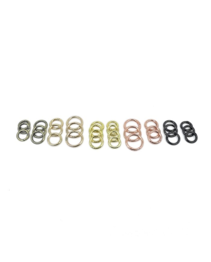 Yuvarlak Kapama Aparatı - Gümüş -2.5cm 10 ADET